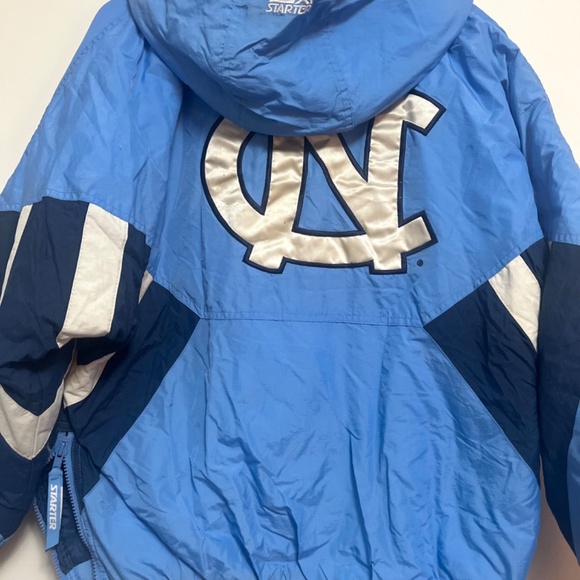 University of North Carolina UNC Blue Starter Pullover Jacket Men’s Small - Picture 2 of 2